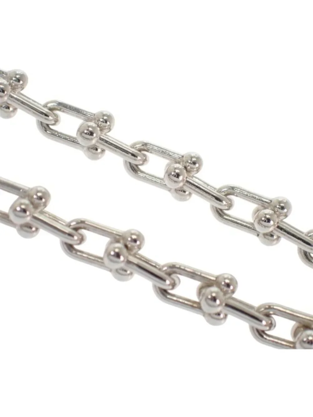 Tiffany & Co Microlink Large 925 Sterling Silver Bracelet